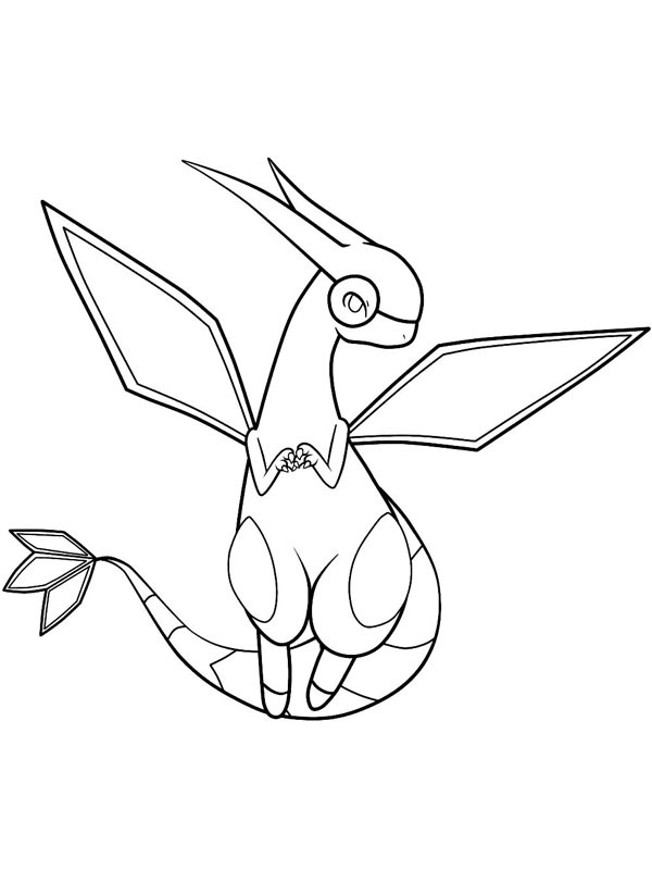 Libelldra (Pokémon) Ausmalbild Libelldra (Pokémon) Ausmalbild