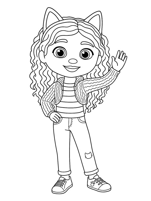 Gabby (Gabby's Dollhouse) Ausmalbild