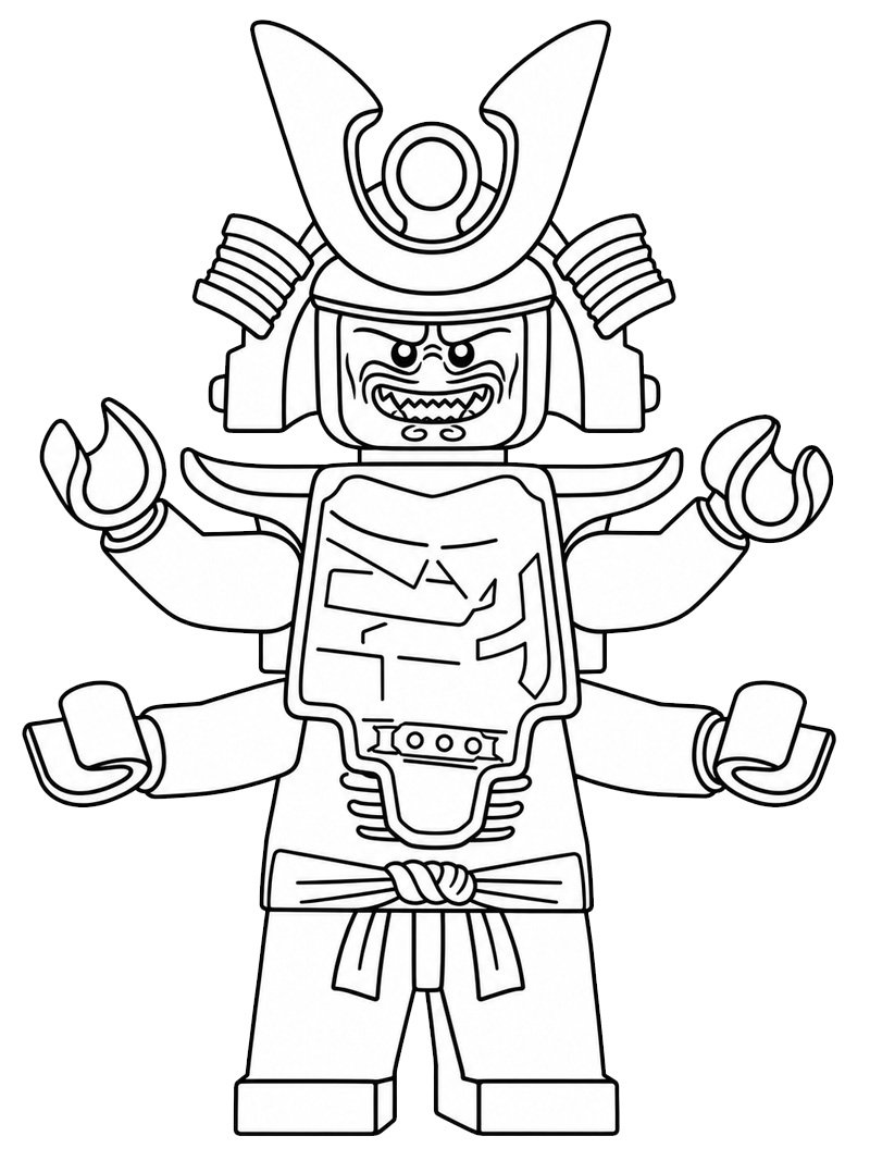 Garmadon (Ninjago) Ausmalbild