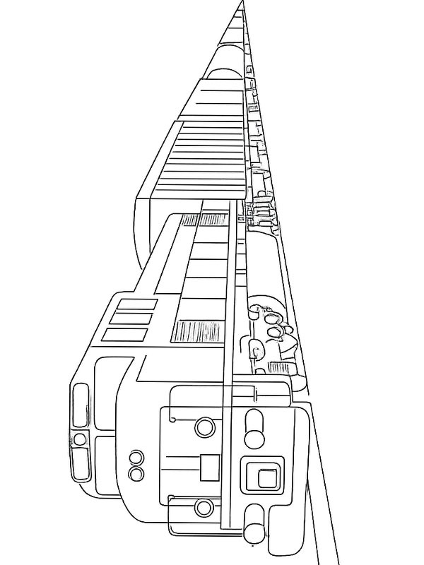 Güterzug Ausmalbild Güterzug Ausmalbild