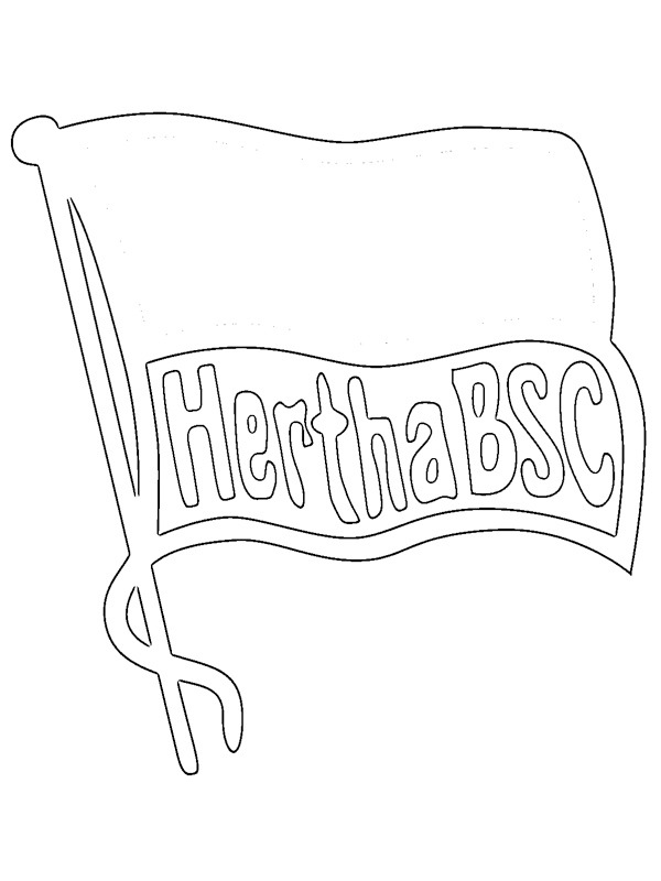 Hertha BSC Ausmalbild