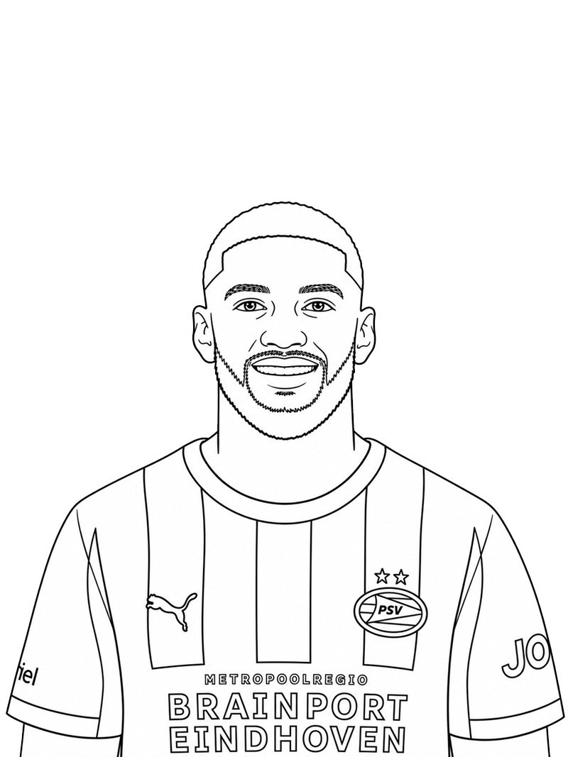 Ismael Saibari Ausmalbild