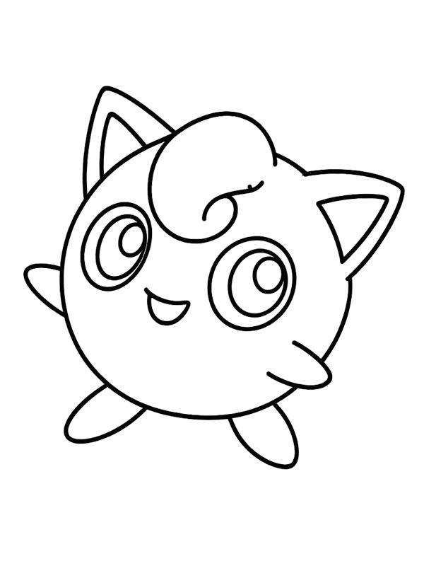 Pummeluff (Pokémon) Ausmalbild Pummeluff (Pokémon) Ausmalbild