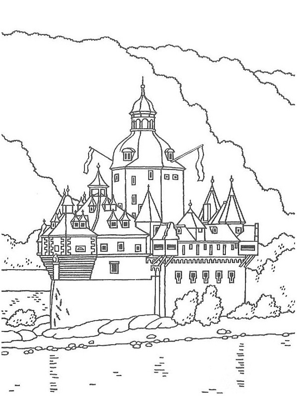Burg Pfalzgrafenstein Ausmalbild