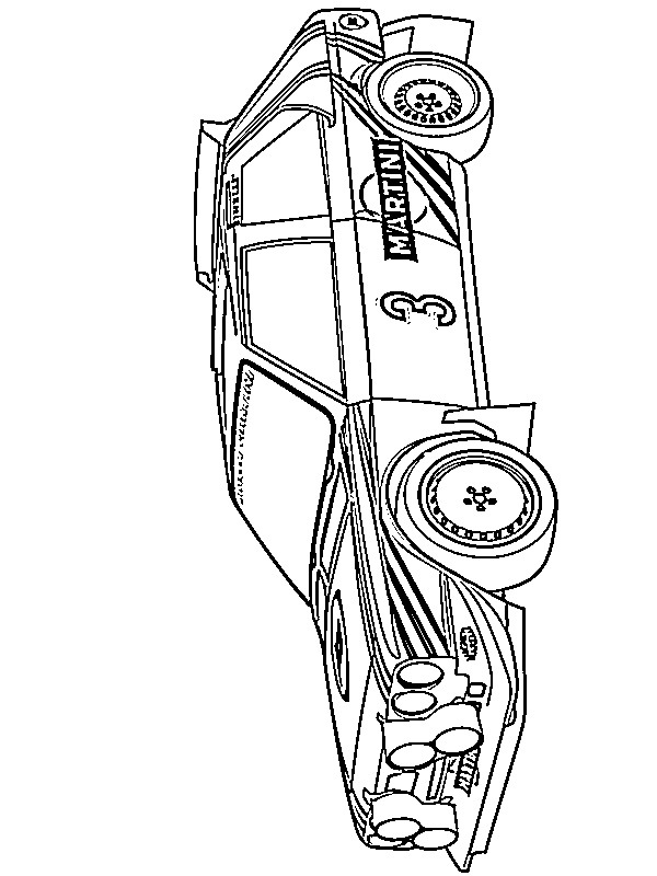 Lancia Delta S4 Ausmalbild