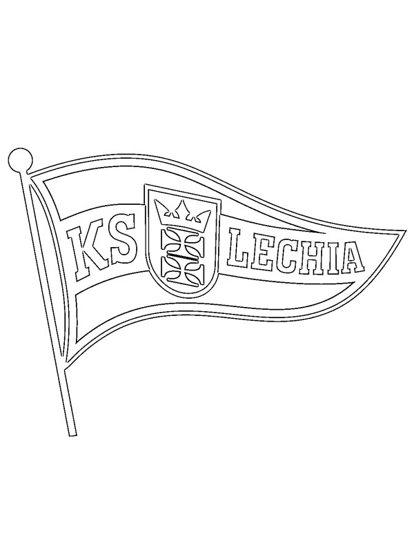 Lechia Gdańsk Ausmalbild