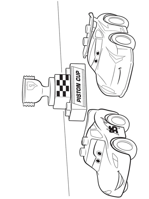 LEGO Cars Ausmalbild LEGO Cars Ausmalbild