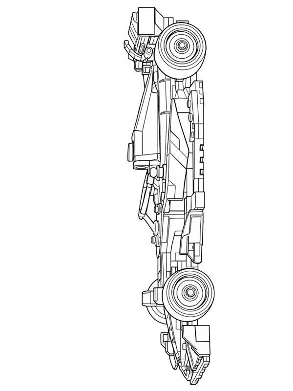 LEGO F1-Rennwagen Ausmalbild LEGO F1-Rennwagen Ausmalbild