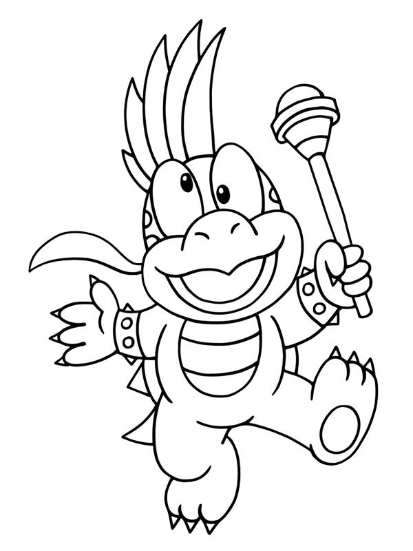Lemmy Koopa Ausmalbild Lemmy Koopa Ausmalbild