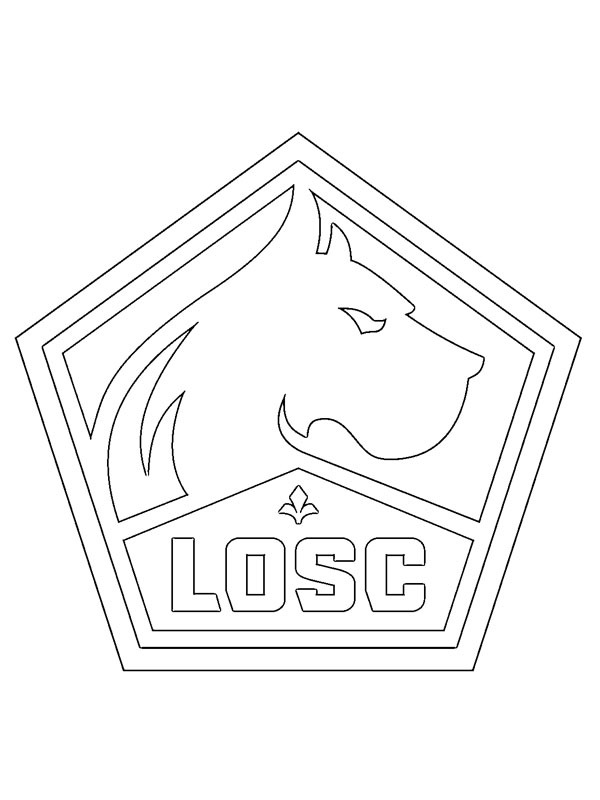 OSC Lille Ausmalbild