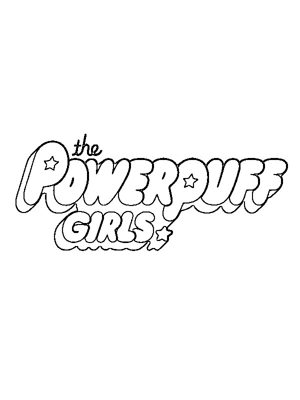 Logo Powerpuff Girls Ausmalbild Logo Powerpuff Girls Ausmalbild