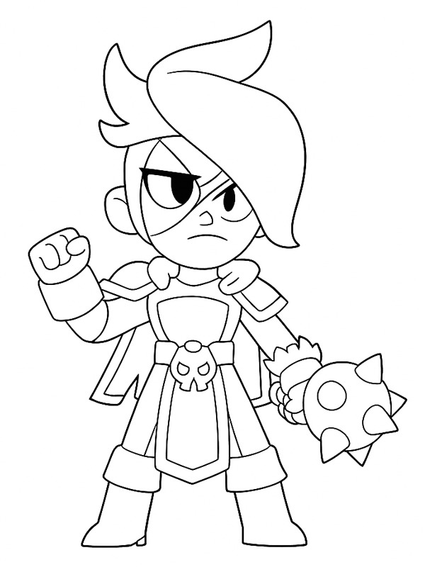 Lumi Brawl Stars Ausmalbild Lumi Brawl Stars Ausmalbild