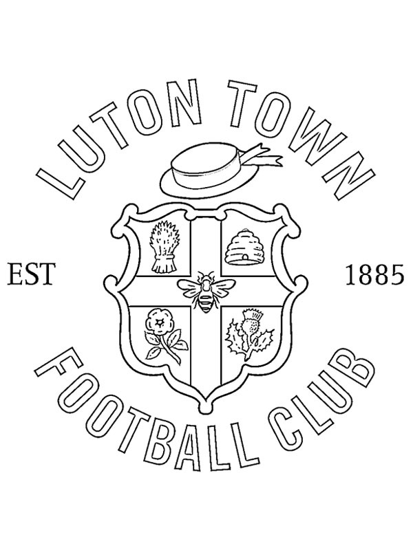 Luton Town FC Ausmalbild
