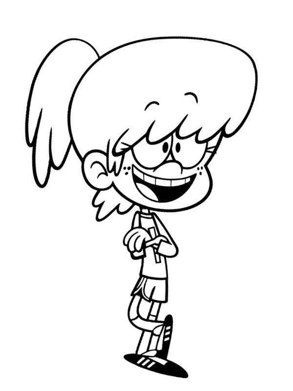 Lynn Loud, Jr. Ausmalbild Lynn Loud, Jr. Ausmalbild