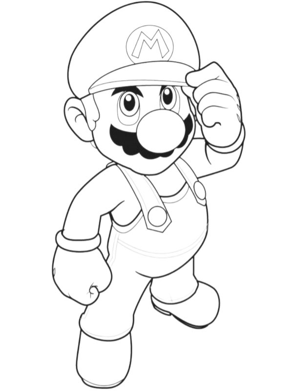 Mario Ausmalbild