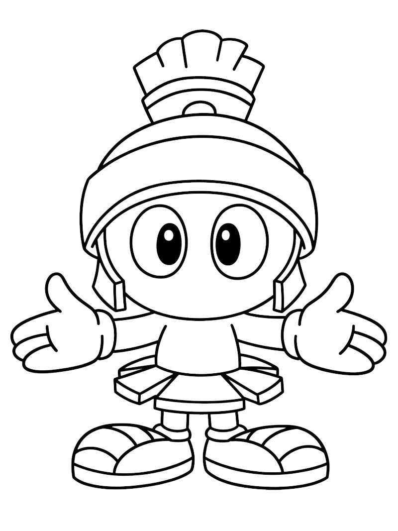 Marvin der Marsmensch Ausmalbild Marvin der Marsmensch Ausmalbild