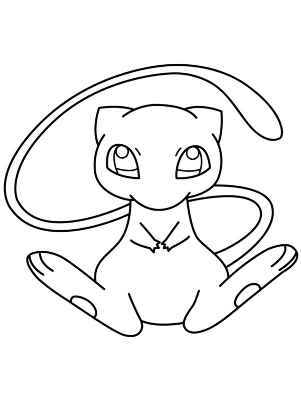 Mew (Pokémon) Ausmalbild
