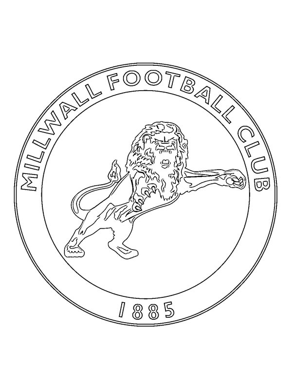 FC Millwall Ausmalbild