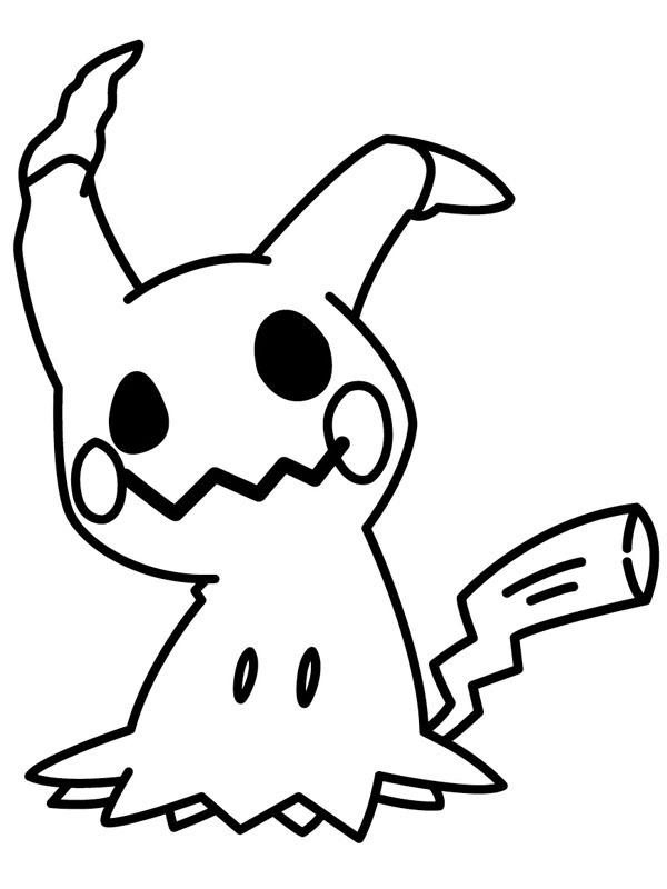 Mimigma (Pokémon) Ausmalbild