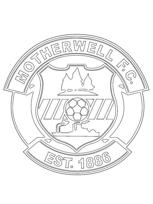 FC Motherwell Ausmalbild