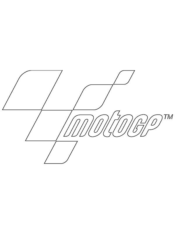 MotoGP logo Ausmalbild