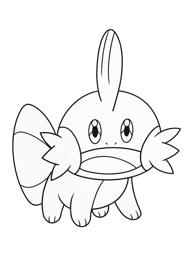 Hydropi (Pok&eacute;mon) Ausmalbild