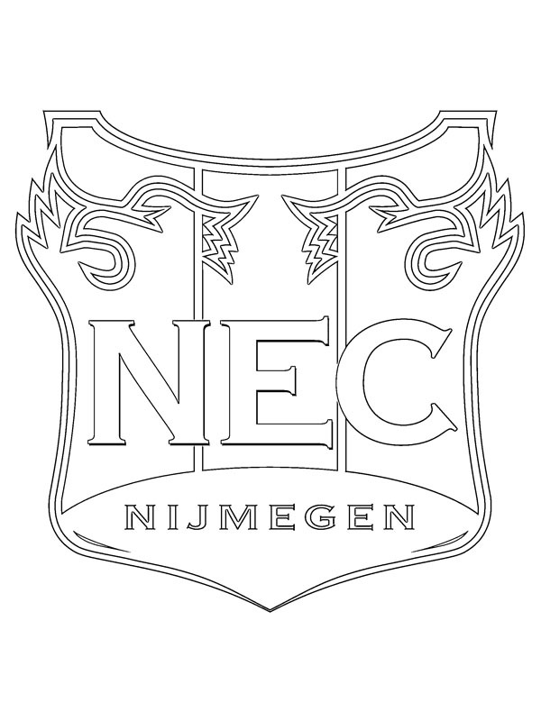 NEC Nijmegen Ausmalbild
