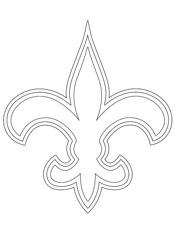 New Orleans Saints Ausmalbild New Orleans Saints Ausmalbild