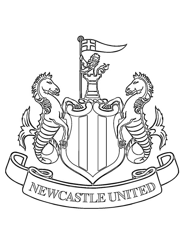 Newcastle United Ausmalbild