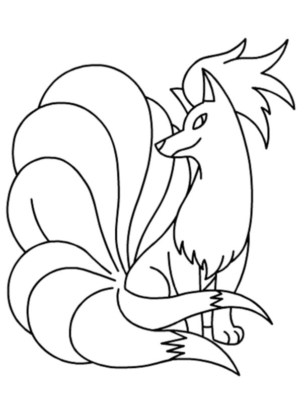 Vulnona (Pokémon) Ausmalbild Vulnona (Pokémon) Ausmalbild