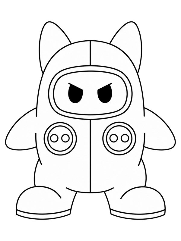 Ninji (Super Mario Bros. 2) Ausmalbild Ninji (Super Mario Bros. 2) Ausmalbild