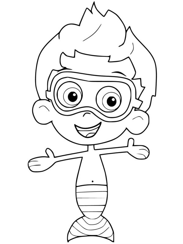 Nonny - Bubble Guppies Ausmalbild