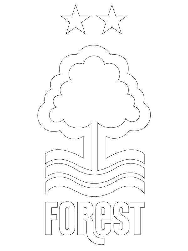 Nottingham Forest Ausmalbild