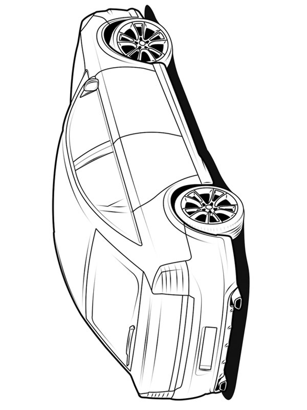 Opel Vectra Ausmalbild