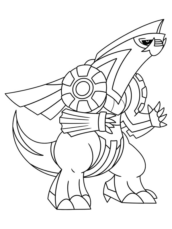 Palkia Pokemon Ausmalbild Palkia Pokemon Ausmalbild