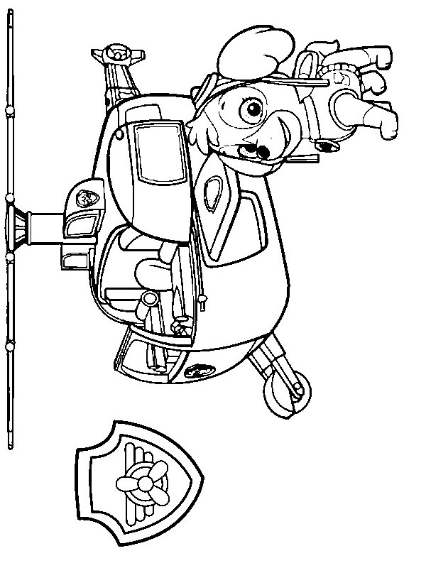 PAW Patrol Sub Patroller Ausmalbild PAW Patrol Sub Patroller Ausmalbild