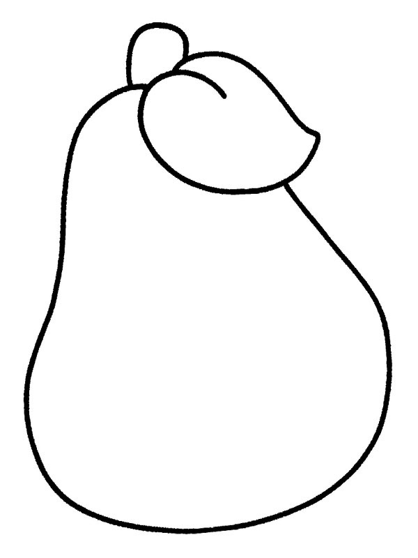 Birne Ausmalbild Birne Ausmalbild