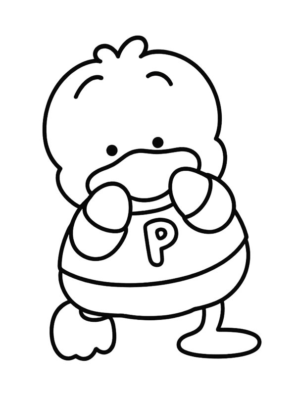 Pekkle (Sanrio) Ausmalbild Pekkle (Sanrio) Ausmalbild