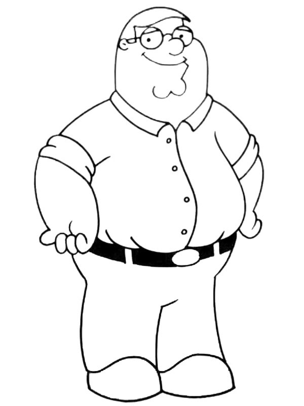 Peter Griffin Ausmalbild