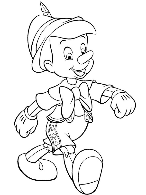 Pinocchio Ausmalbild Pinocchio Ausmalbild