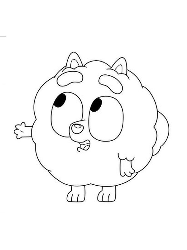 Pom Pom (Bluey) Ausmalbild Pom Pom (Bluey) Ausmalbild