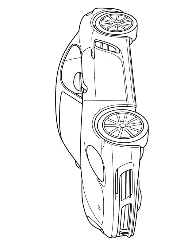 Porsche 718 Cayman Ausmalbild Porsche 718 Cayman Ausmalbild