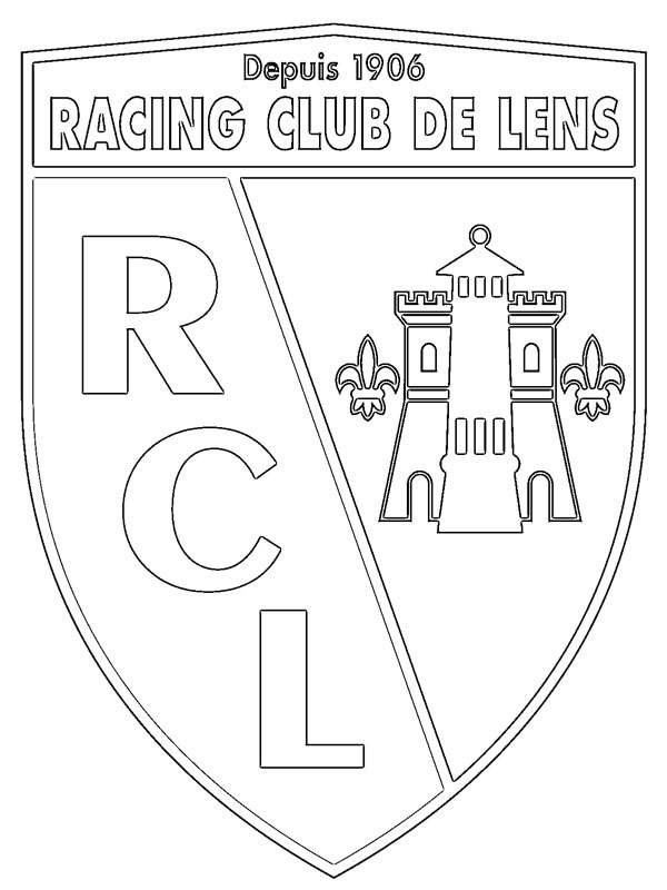 RC Lens Ausmalbild