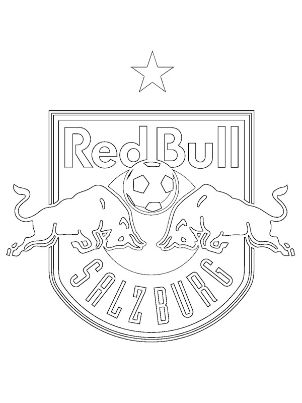 Red Bull Salzburg Ausmalbild