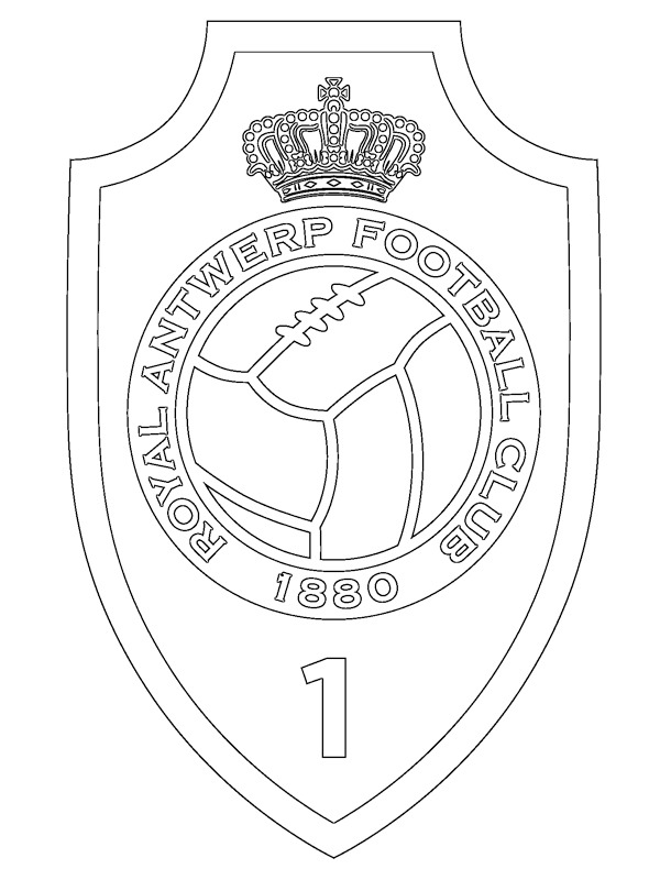 Royal FC Antwerpen Ausmalbild