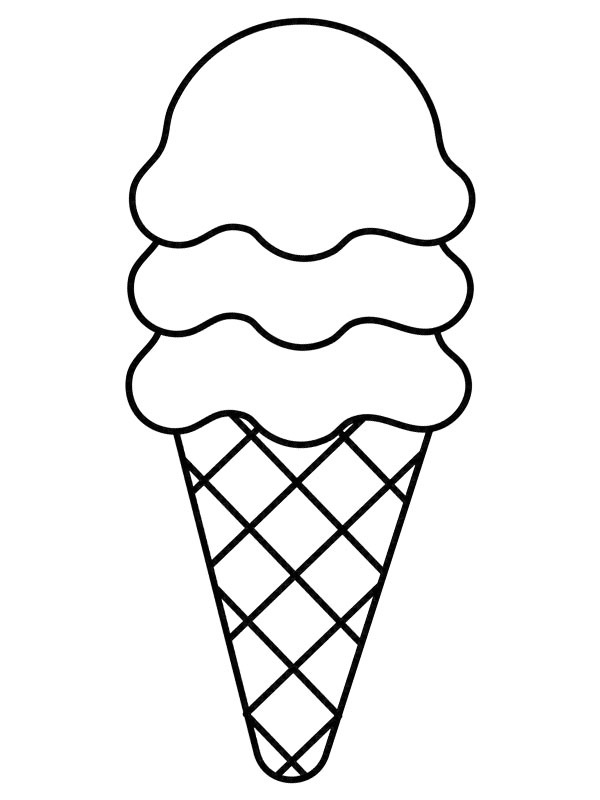 Eiswaffel Ausmalbild Eiswaffel Ausmalbild