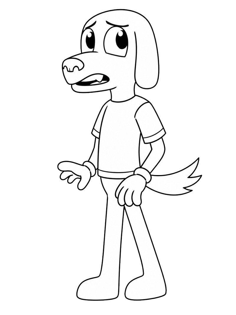 Scratch (Der Unglaubliche Digitale Zirkus) Ausmalbild