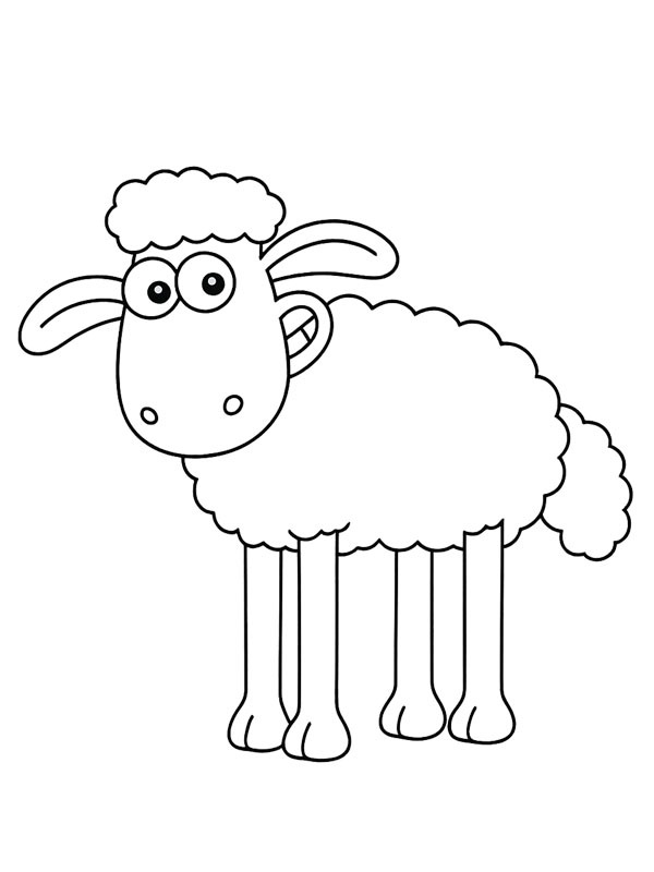 Shaun (Shaun das Schaf) Ausmalbild Shaun (Shaun das Schaf) Ausmalbild