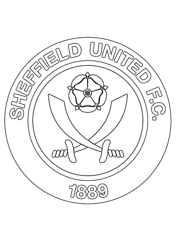 Sheffield United Ausmalbild