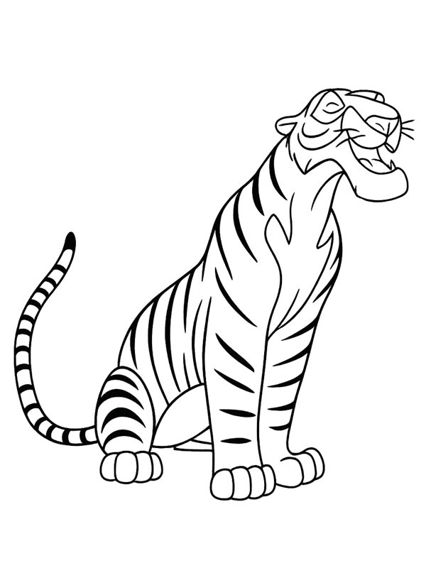 Shere Khan Ausmalbild Shere Khan Ausmalbild